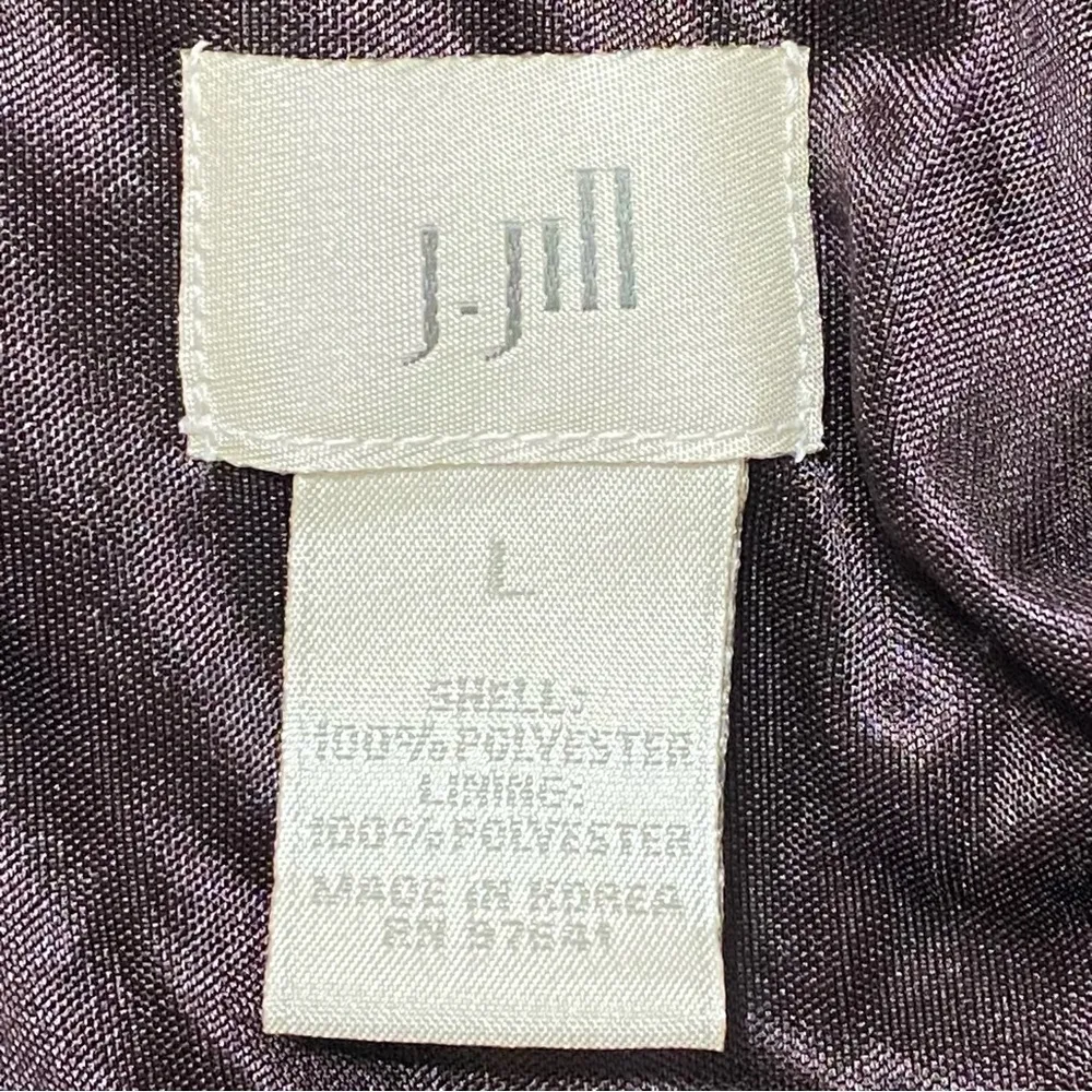 J Jill Brown Faux Suede Long Tiered Maxi Skirt Western Boho Cowgirl Size Large - Image 3