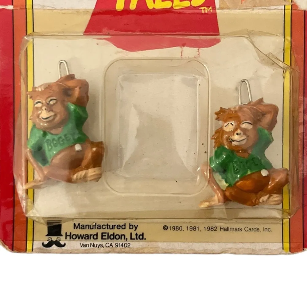 New Vintage Shirt Tales Bogey the Orangutan Barrettes #90 - Image 8