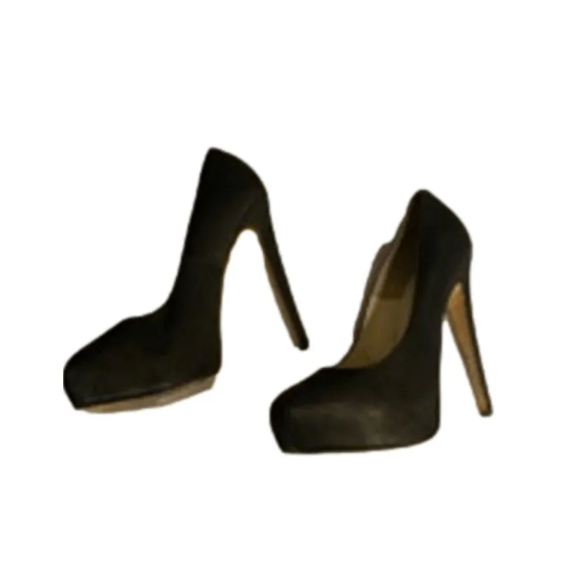 Luxury Classic Black Suede Platform Stiletto Pumps Brian Atwood Women’s Size 39 - Image 6