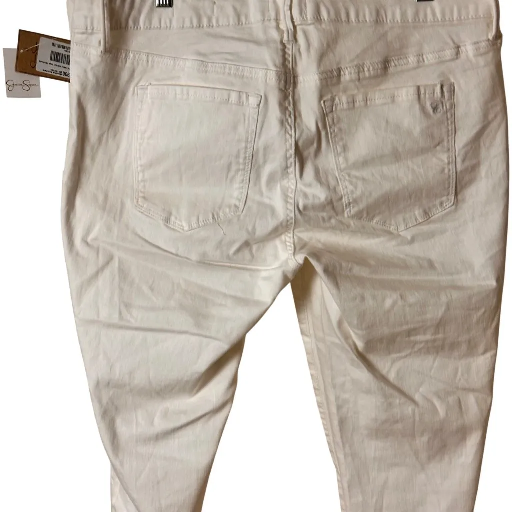 Jessica Simpson Sz 16  White Denim Kiss Me Super Skinny Jean Womens - Image 9