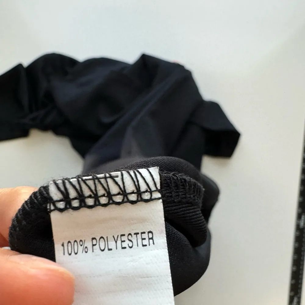 Classic Long Sleeve‎ Peplum Maxi Dress Size Medium Black - Image 7