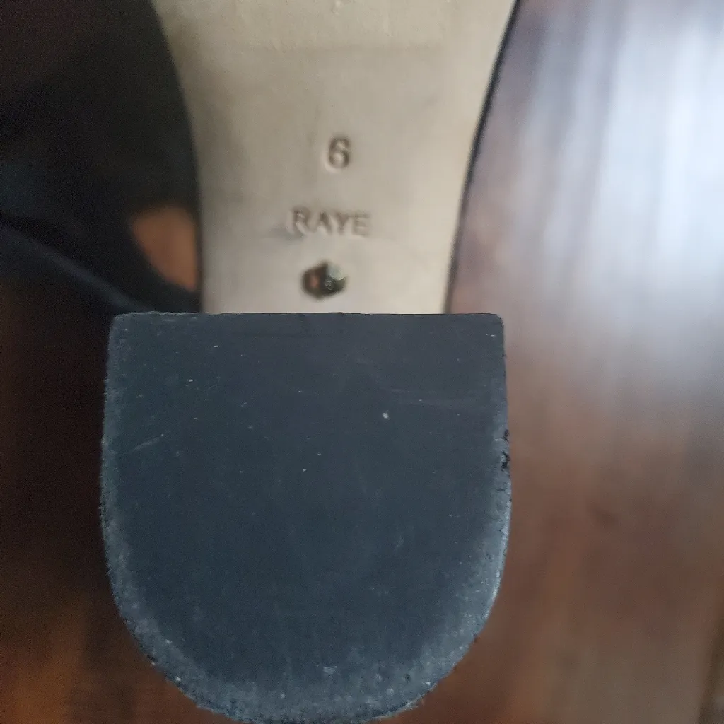 Raye  suede strappy chunky heels size 6 - Image 2