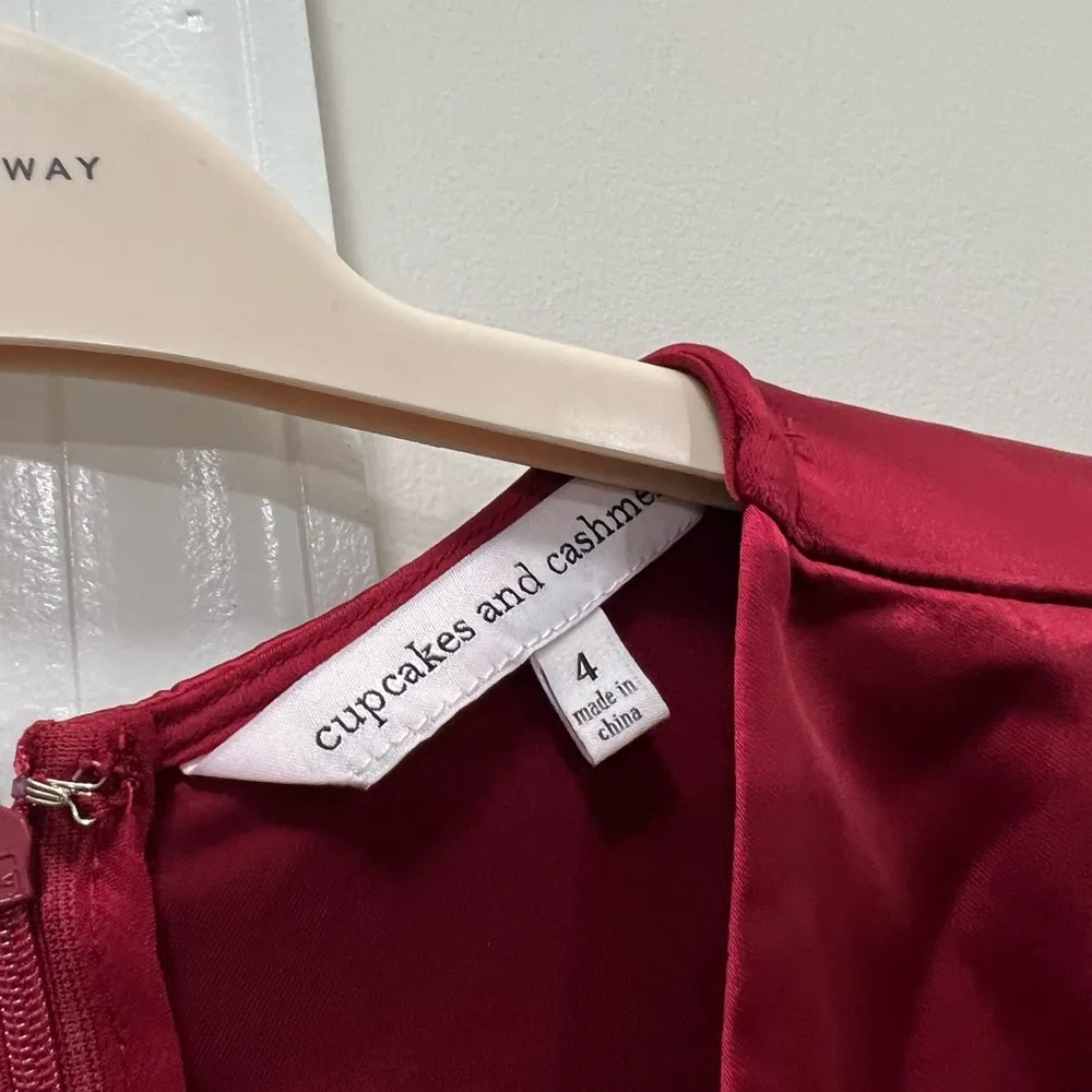 Cupcakes & Cashmere Red Brooklyn Dress Size 4 US $108 - Image 8