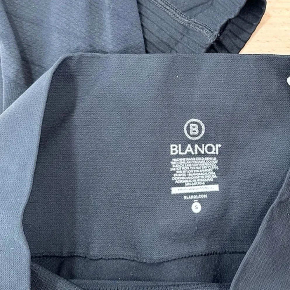 Blanqi Sport Support Sport Support Hipster Contour Legging Black Small Ribbed - Image 7