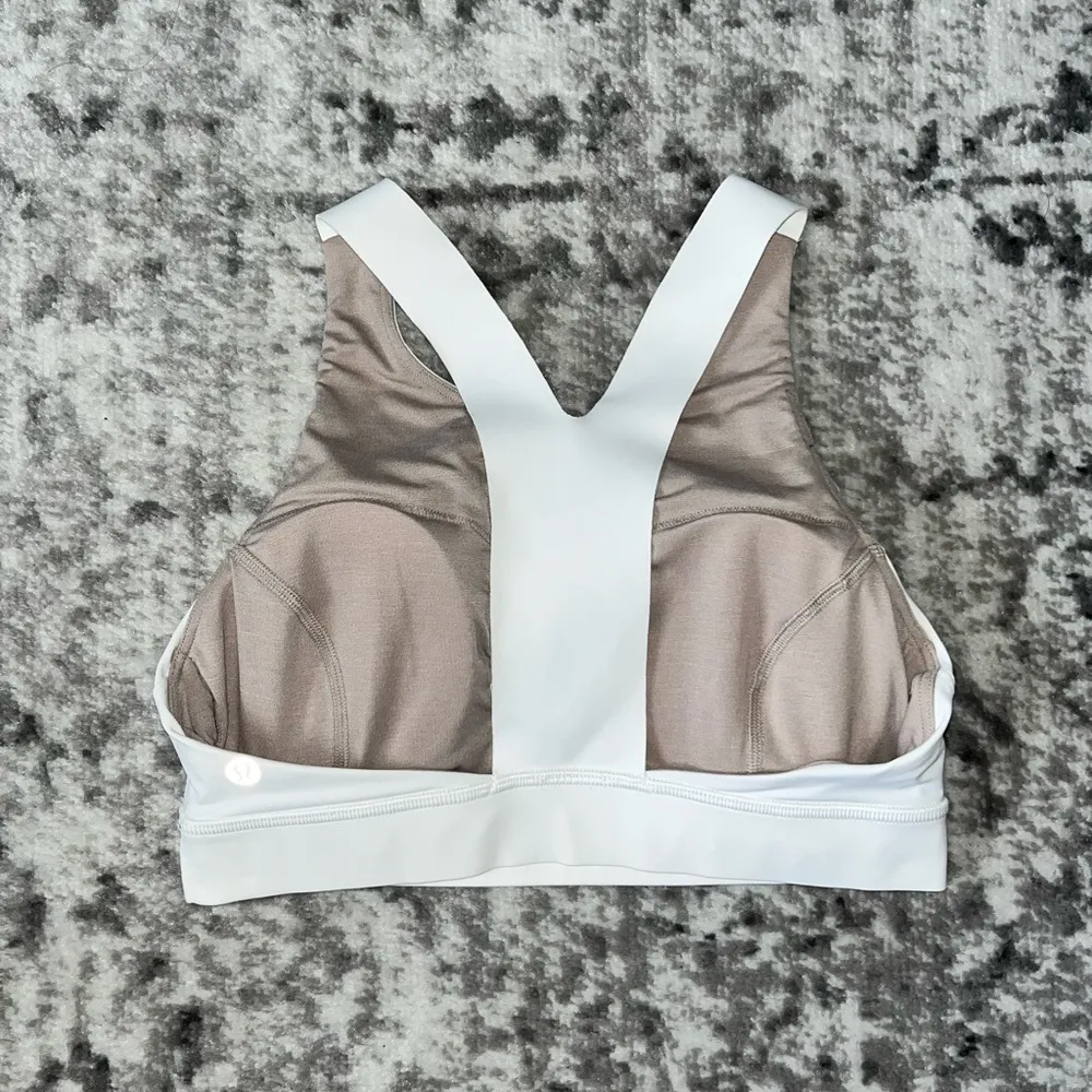 Lululemon Fast & Free Bra (Nulux) White - Image 4