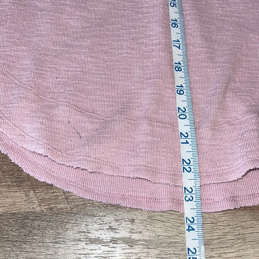 PILCRO Anthropologie Womens Ruffle Raglan Long Sleeve Pullover Sweater Pink XS - Image 9