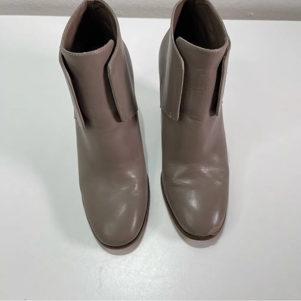 Cole Haan Grand OS Hayden Gray Leather Heel Ankle Boots Women 6B Bootie Dressy - Image 3