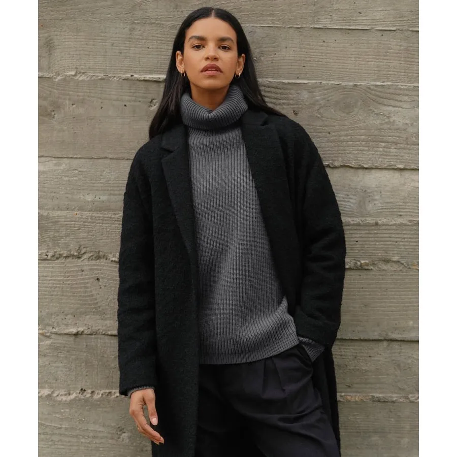 Jenni Kayne Cashmere Turtleneck Sweater Size XS Storm Gray - Image 9