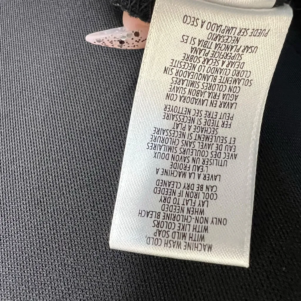 Casual Corner Annex Women’s Knee Length Dress Black White Size Large Petite - Image 5