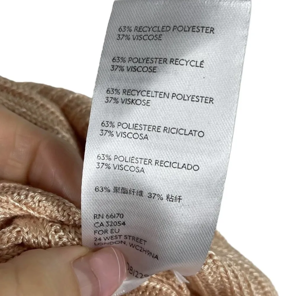 New Urban Outfitters Distressed Crop Top Bell Sleeves relaxed boho Knit Sweater - Image 11