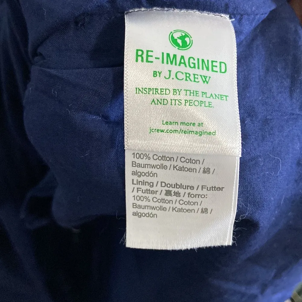 J crew V-neck mini dress with trim - Image 83