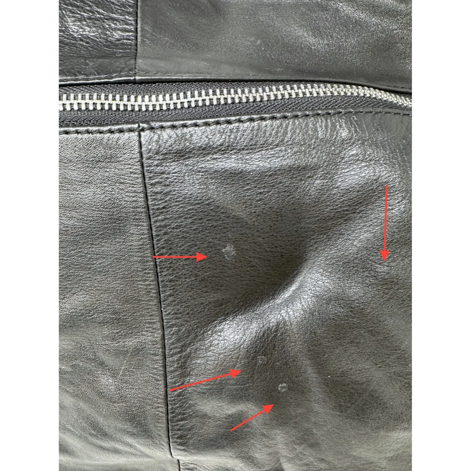 Kenar Whip Stitch Braded Strap Leather Shoulder Bag Black - Image 7