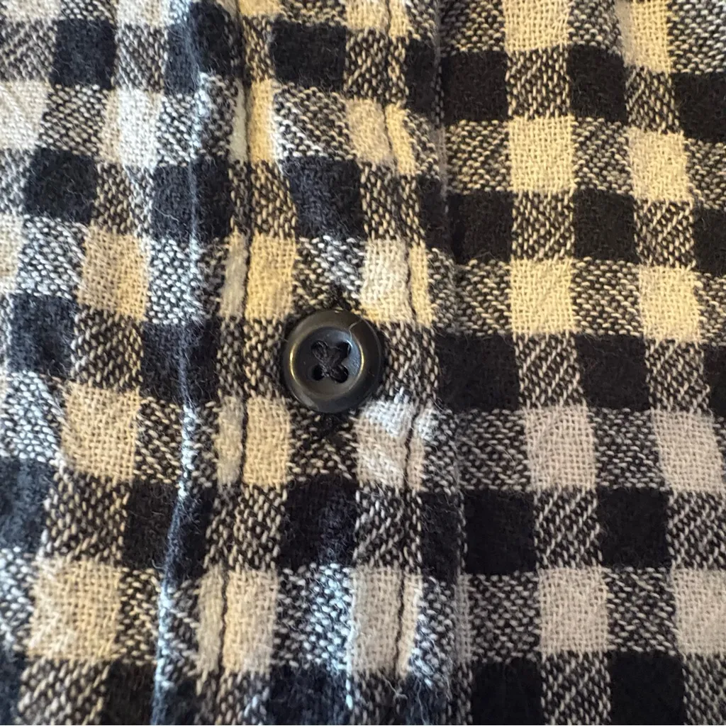 Denim & Supply Button Down Shirt Womens Medium Ralph Lauren Plaid RL Tomboy - Image 5