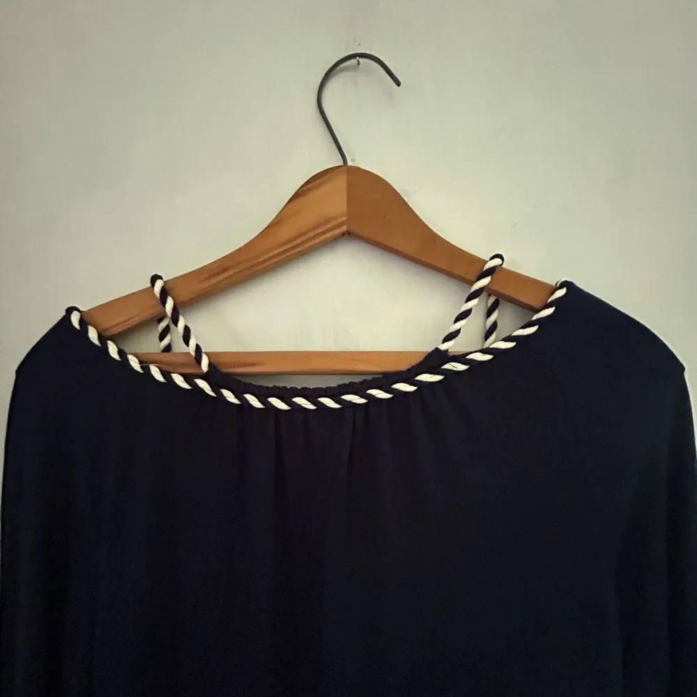 COPY - Summer swim 3 Dots blue summer dress with nautical theme. Size XL. Beach… - Image 4