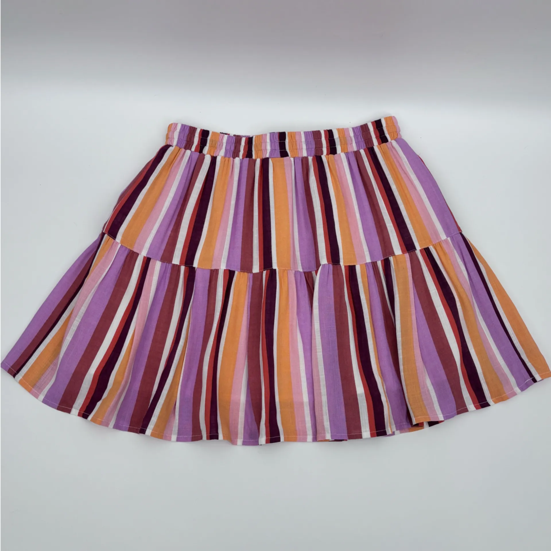 MINKPINK Colorful Striped Mini Skirt - Image 5