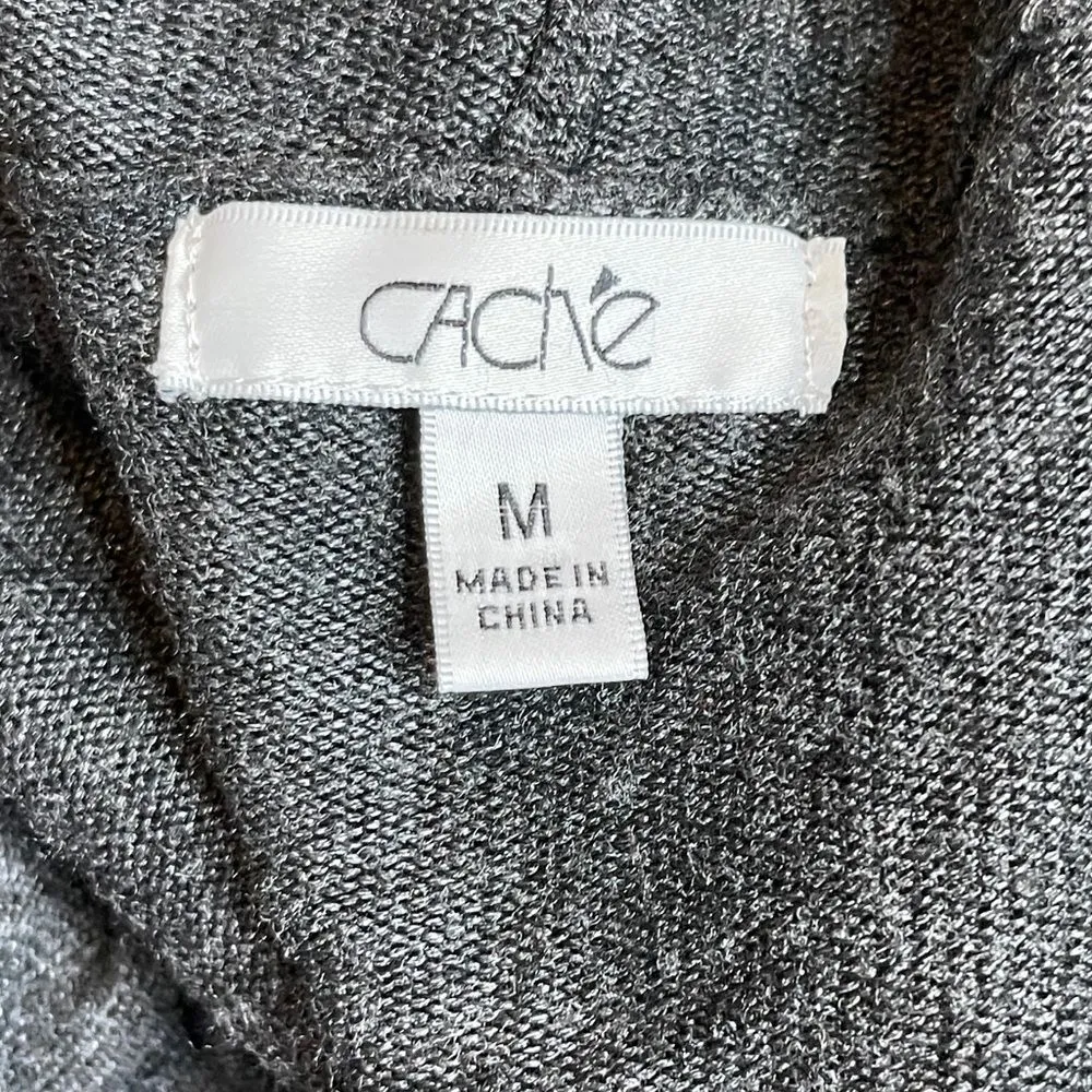 Cache Wrap Cover-Up Sweater Gray - Image 8