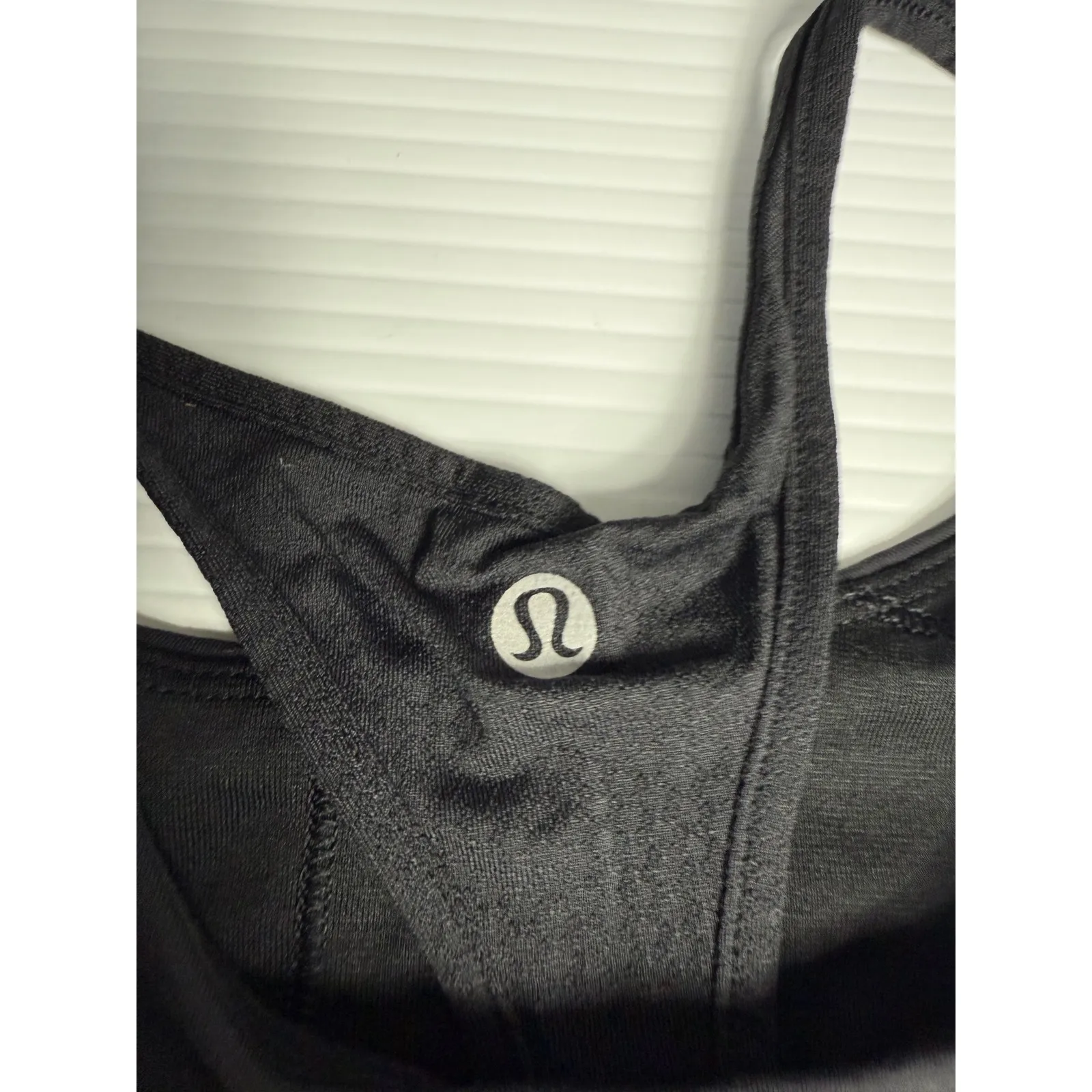 Lululemon Athletica Black Workout  Tank Top Athletic Exercise Activewear‎ - Image 6