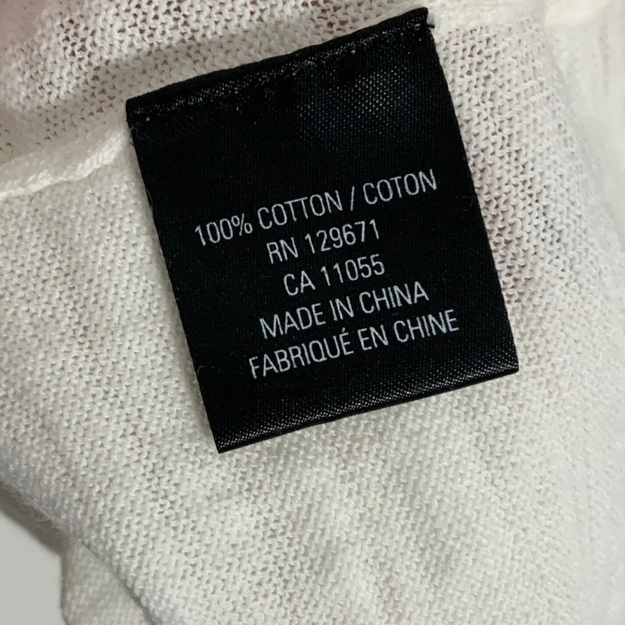 Skull Cashmere Cotton cream skull sweater size small - Image 5