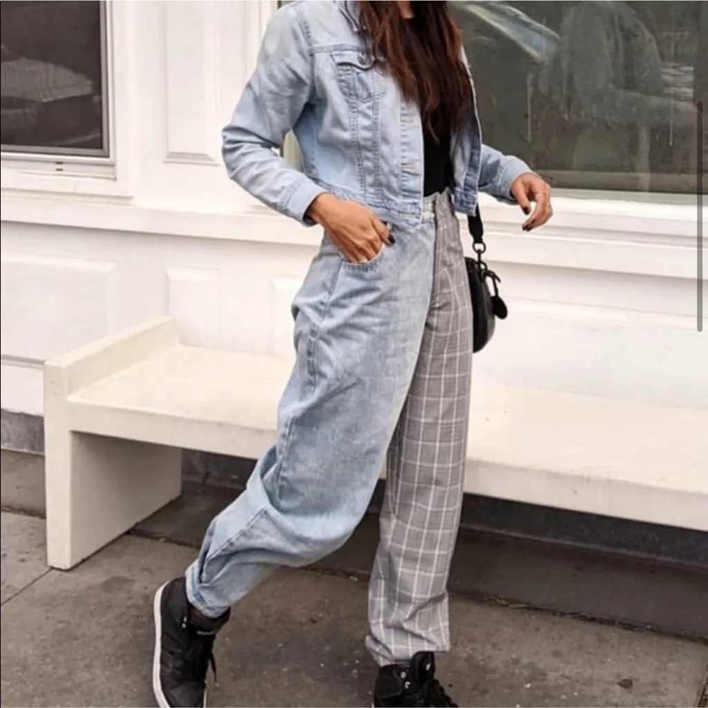 NWOT Choosy Young and Driven splice jeans Size 0 Blue - Image 3