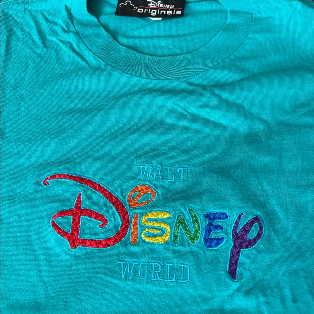 Vintage Walt Disney World Originals Embroidered T-Shirt - Image 4
