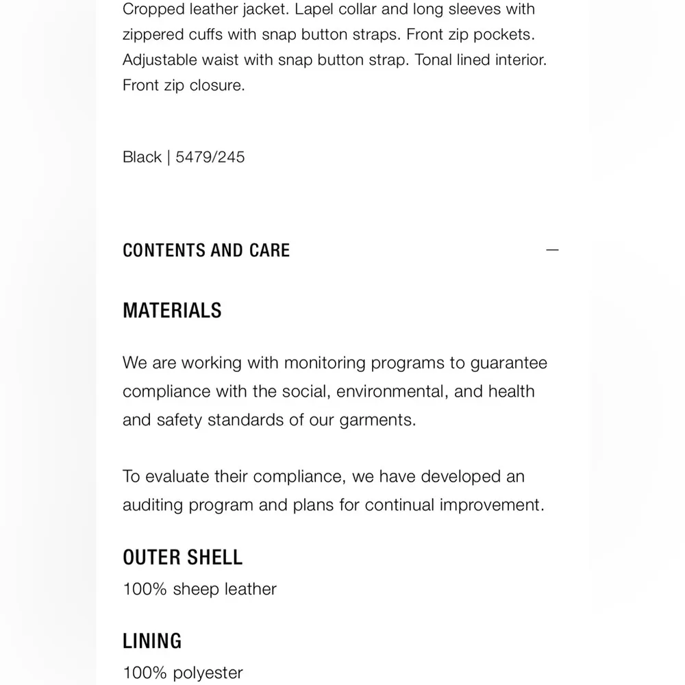 Zara cropped genuine leather jacket LIMITED EDITION - Image 9