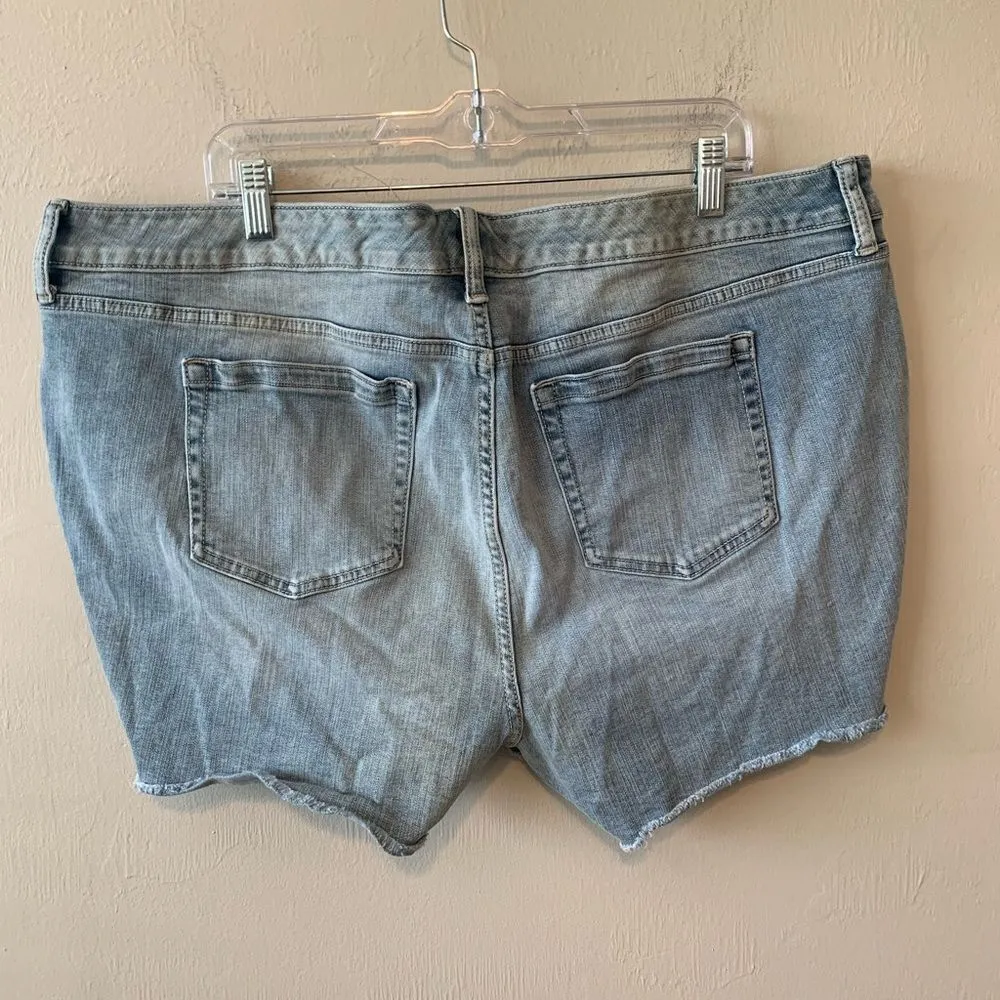 Torrid denim cut off shorts size 24‎ - Image 2