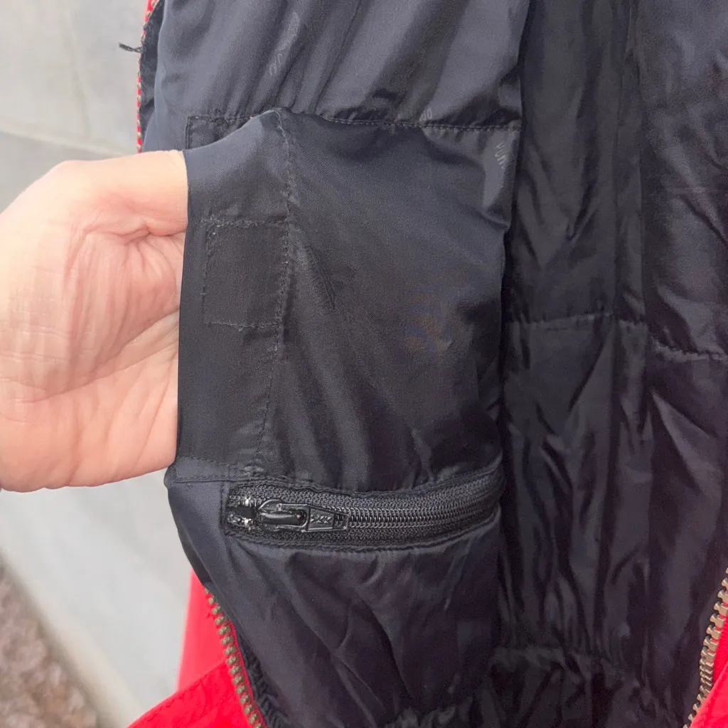 Powderhorn Red & Black Ski Vintage Snowboard Snowsuit Women's Size 8 - Image 9