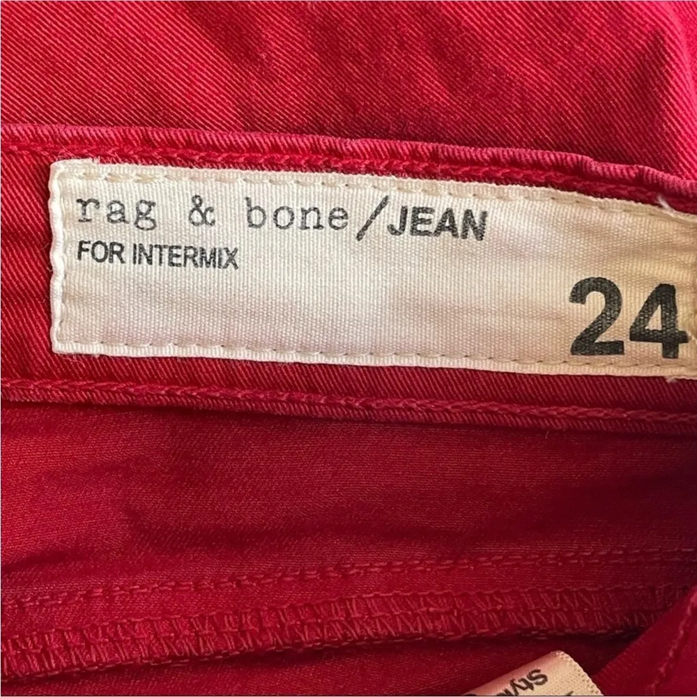 Rag&bone Red Skinny Legging Jeans for Intermix - Image 5