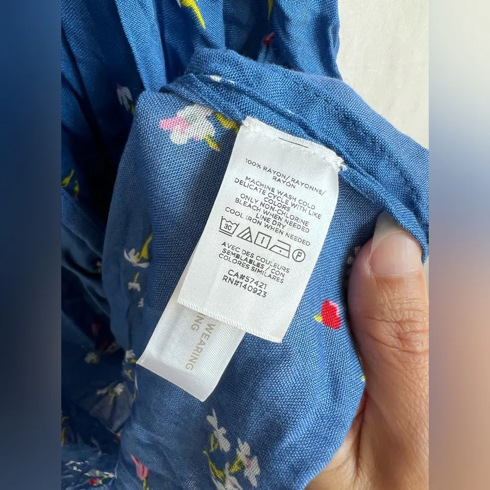 floral kimono blue size xs/s - Image 5