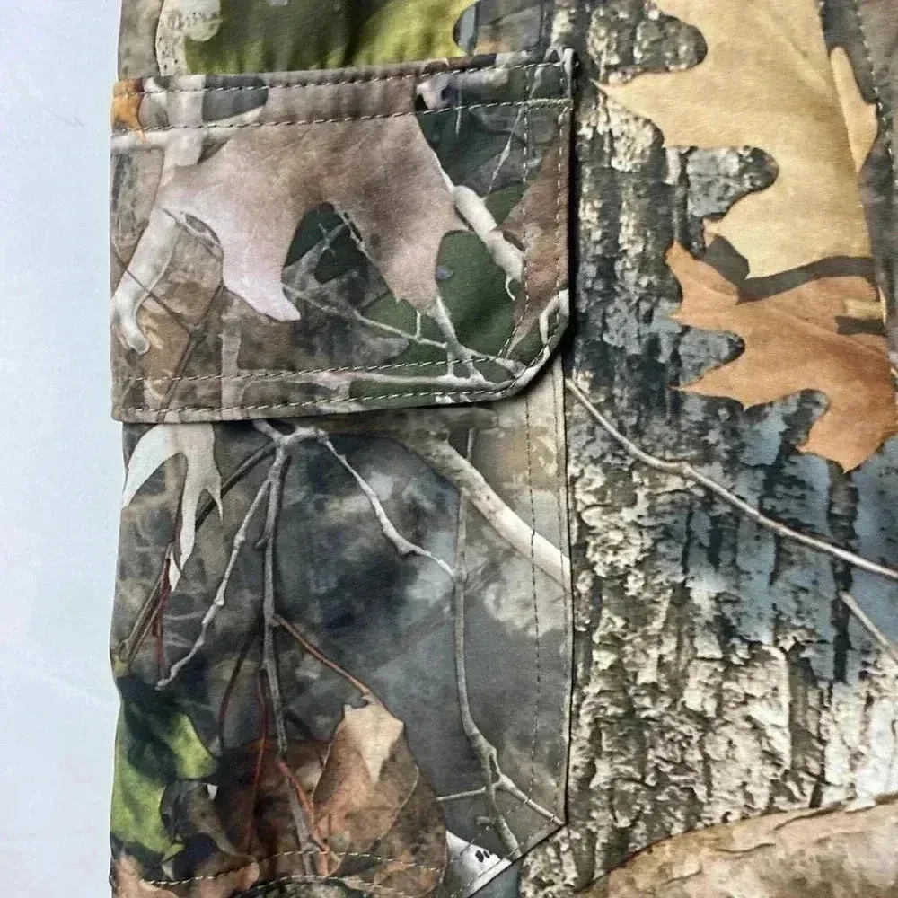 SHE WOMENS SIZE SMALL CAMOUFLAGE PANTS POLYESTER SPANDX BLEND CLEAN CONDITION Brown - Image 5