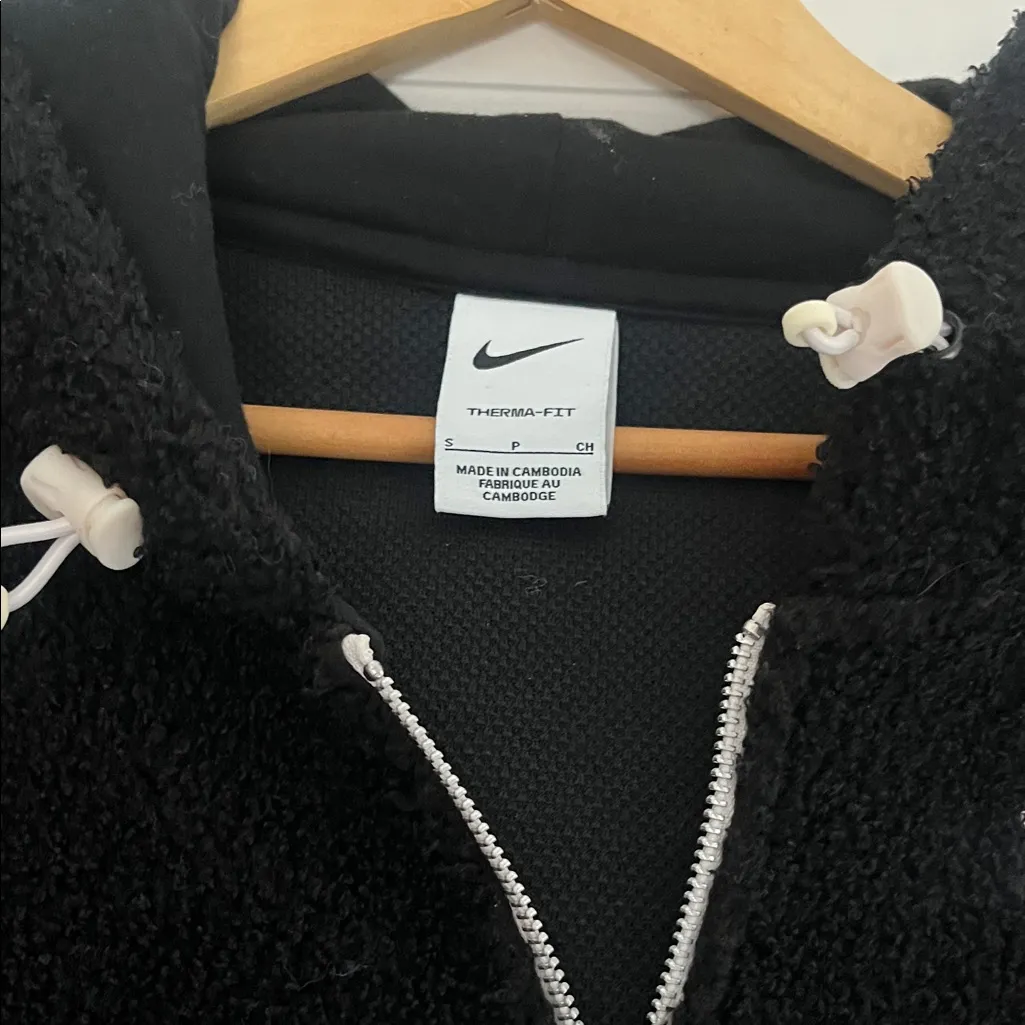 Nike Women's Black Teddy Jacket - Image 3