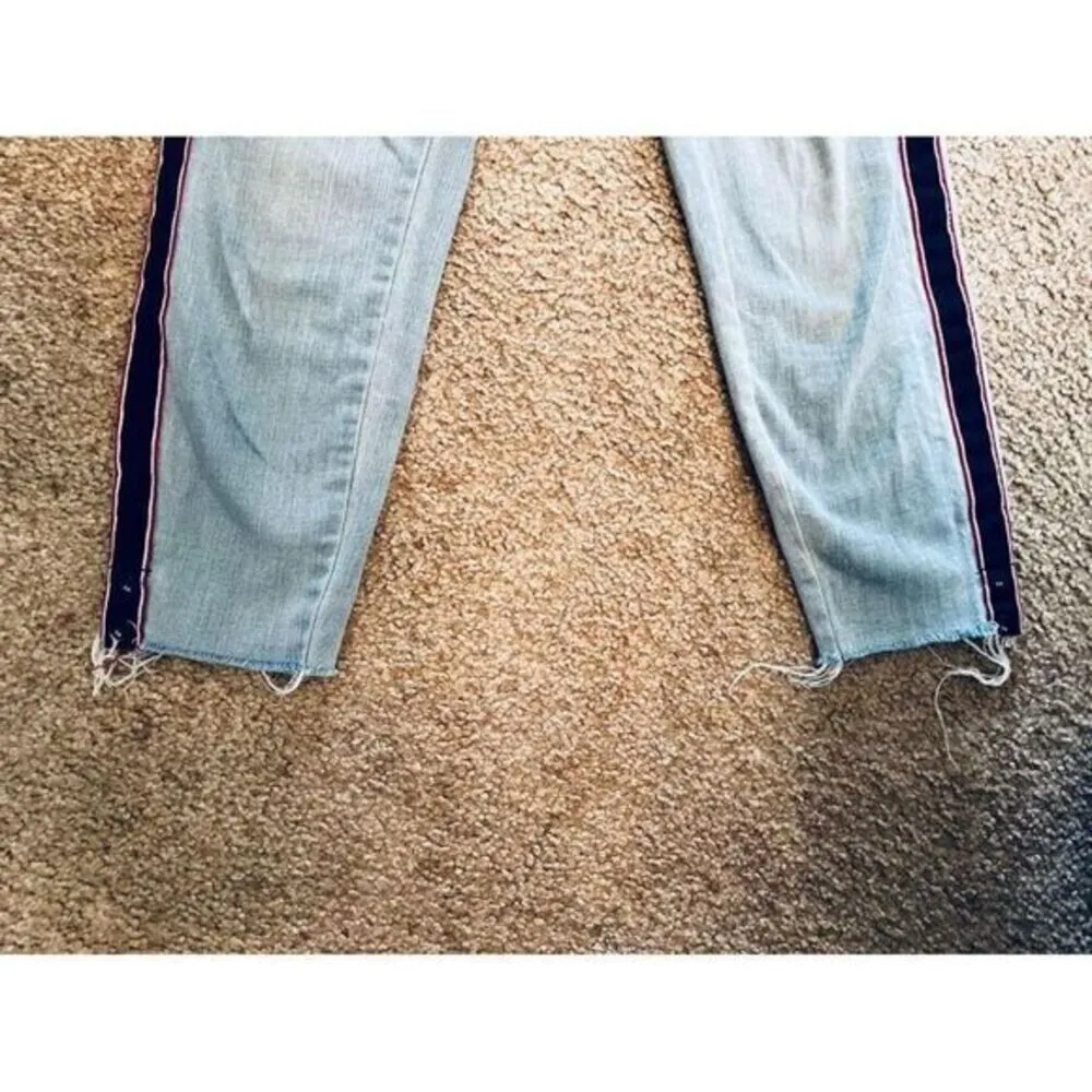 Women's Sz 4 Tommy‎ Hilfiger Tribeca Skinny Jeans Frayed - Image 5