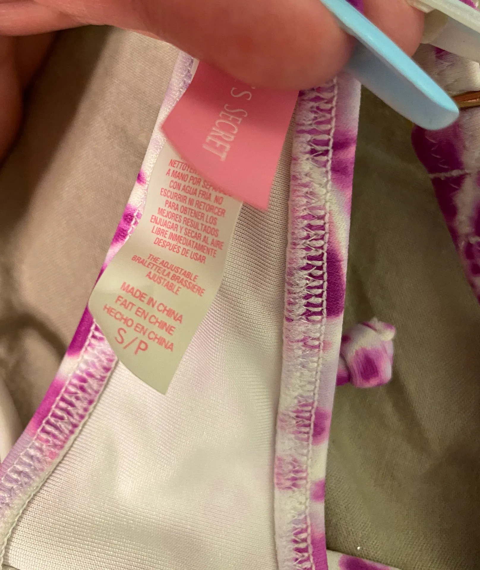 Victoria's Secret Tie Dye Halter Bikini Top - Image 3