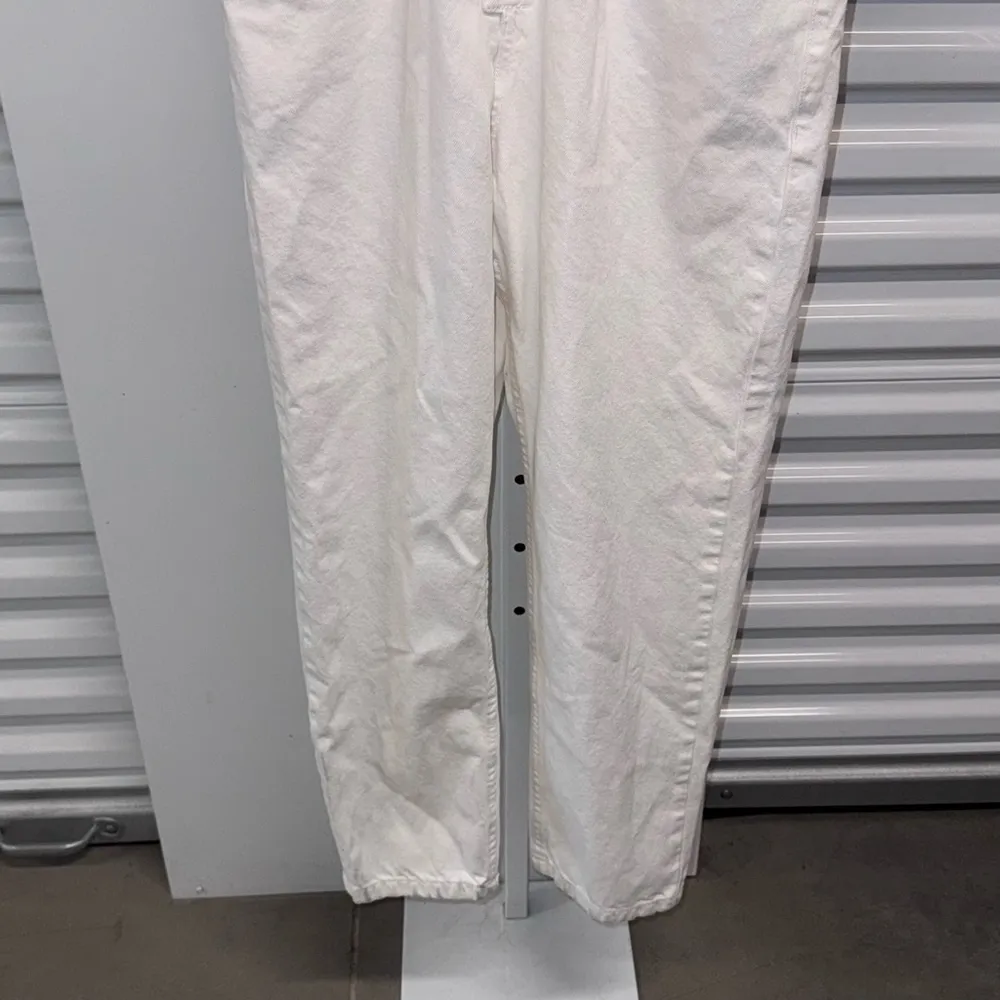 We The Free White Denim Jumpsuit Women's Size Large - Image 7
