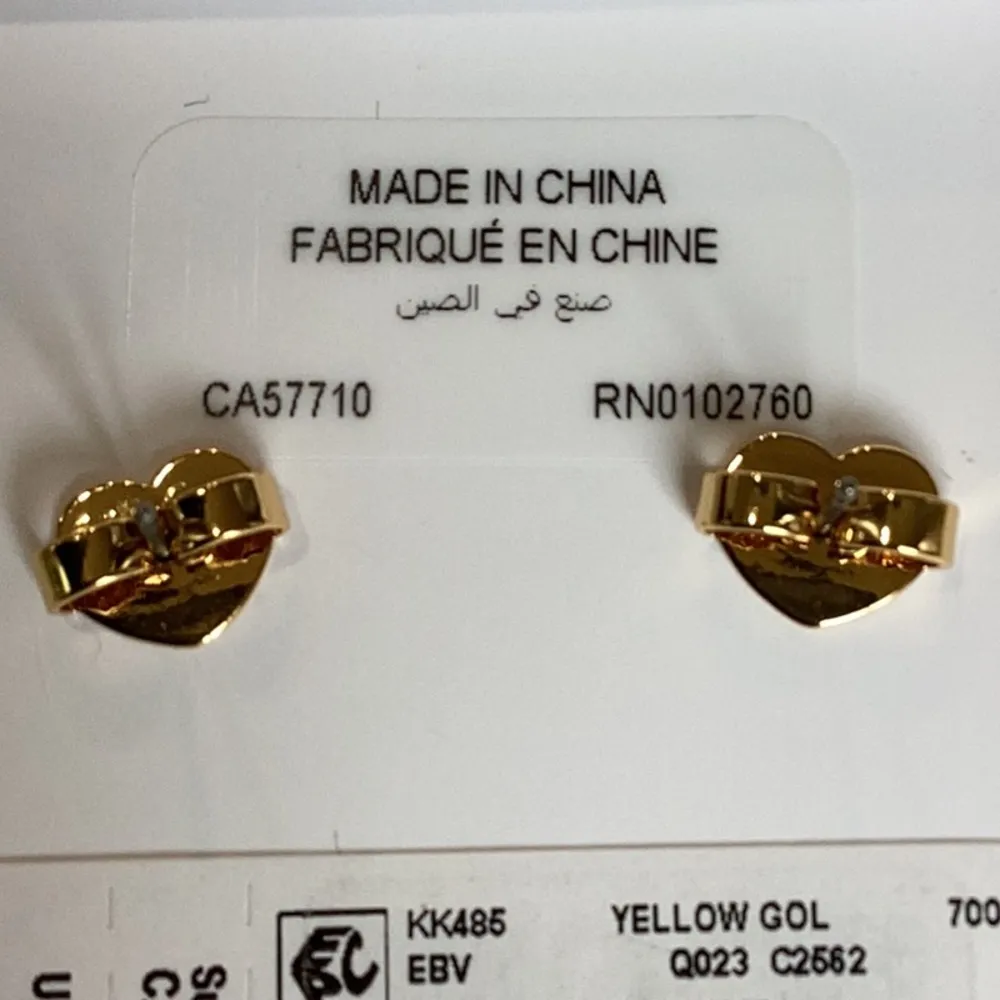 Kate Spade Bursting Blooms Gold Floral Stud Earrings - Image 2