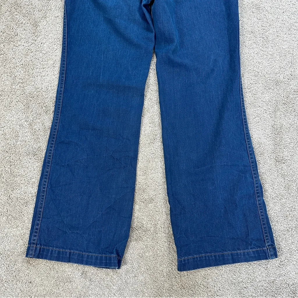 Christy Dawn Women’s The Lula Jeans High Rise Kick Flare in Cobalt Blue Denim 28 - Image 9