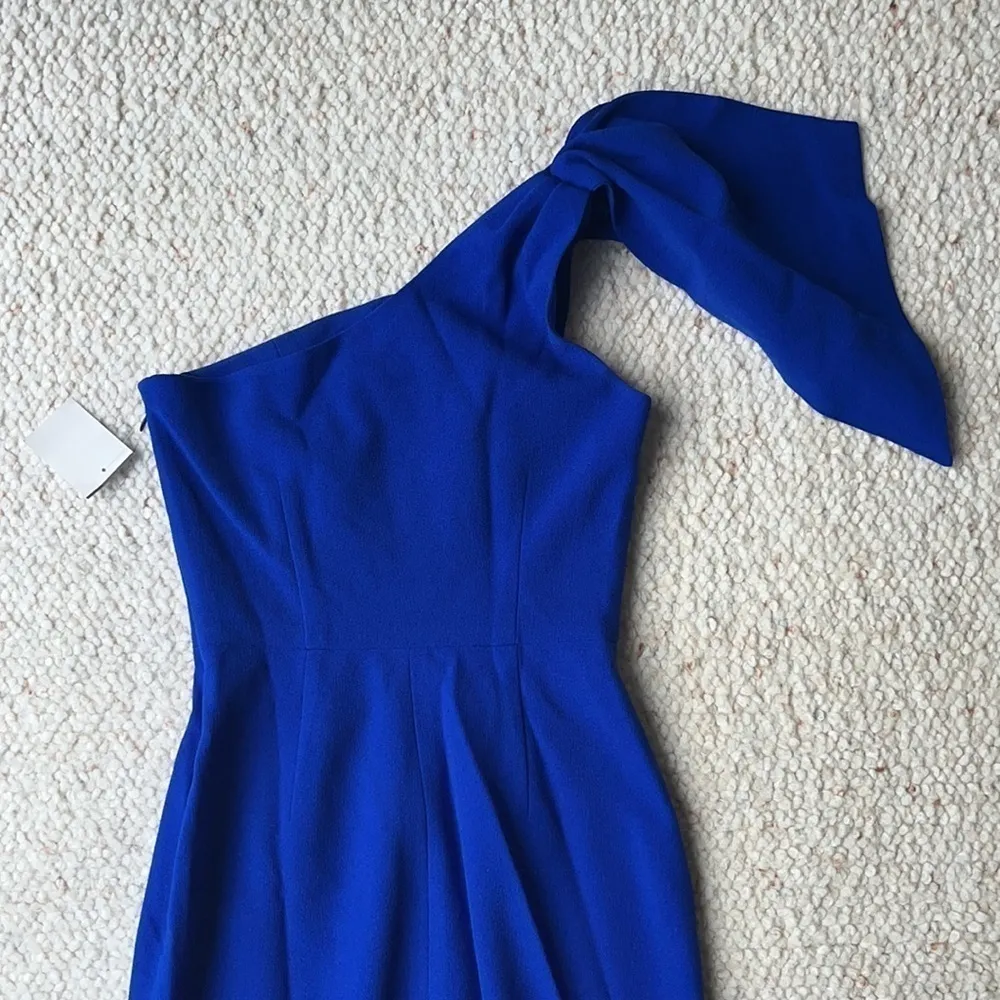 Dress The Population Tiffany One Shoulder Electric Blue‎ Dress XXS 2XS - Image 7