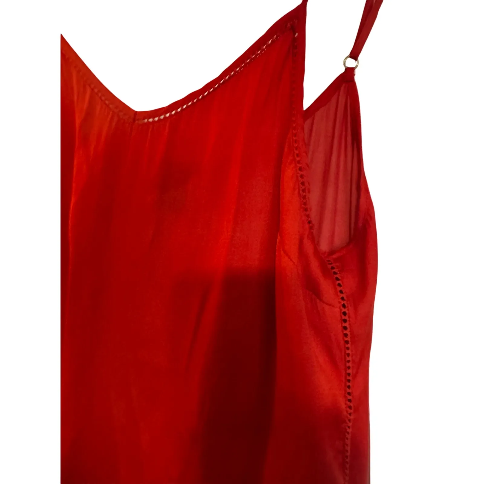 Scotch & Soda Maison Scotch Deep Orange Camisole Tank Top Estimated Medium - Image 4