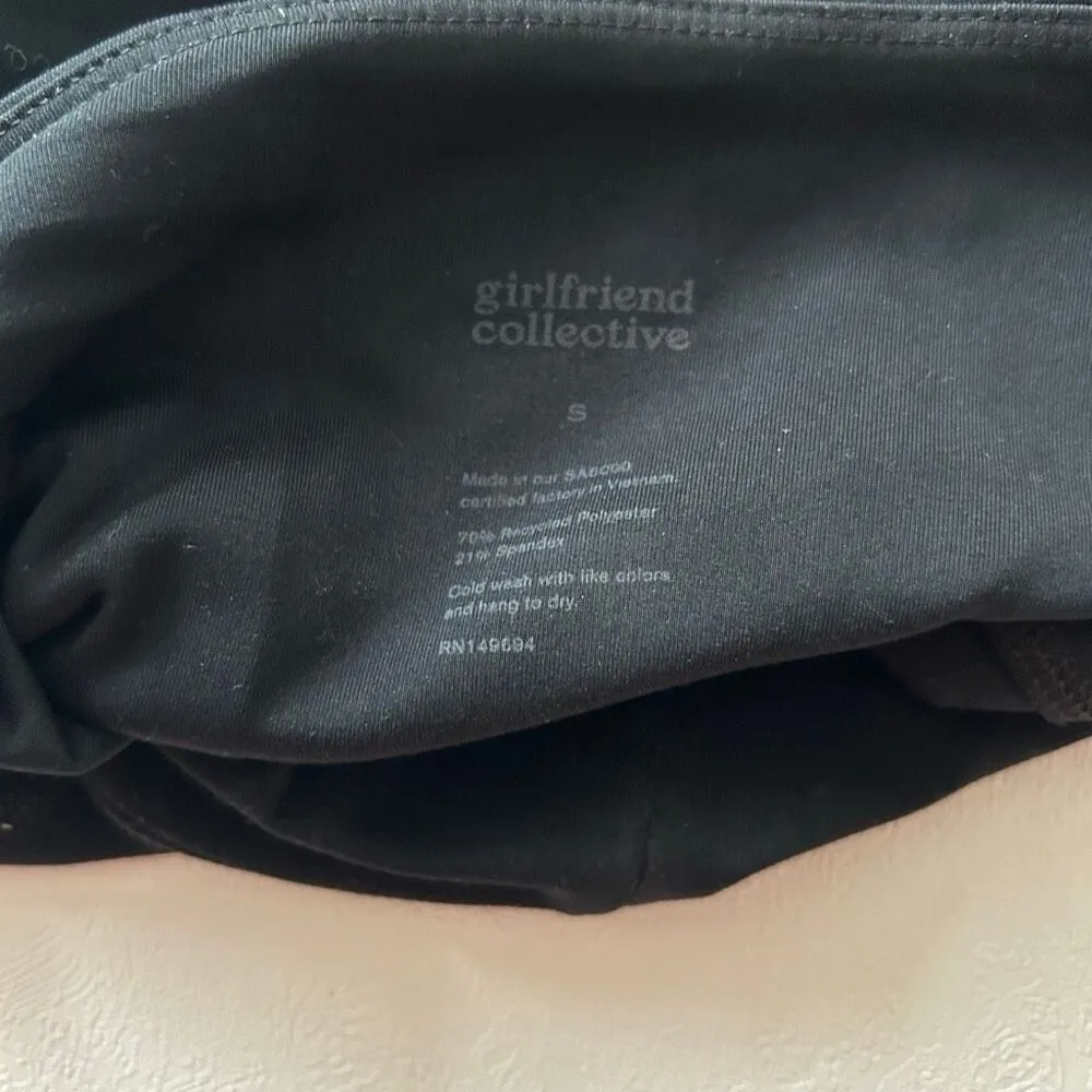 Girlfriend Collective Black High-Rise Compressive Bike Shorts Size Small | Susta - Image 4