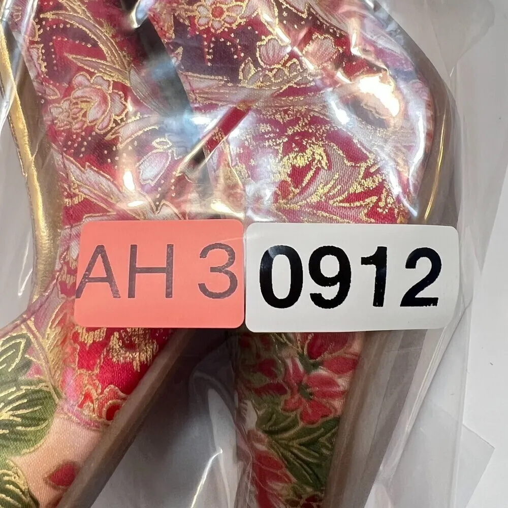 Miss me romantic chic flounce floral pump womens shoes heels Y2K luxury Sz10. - Image 10