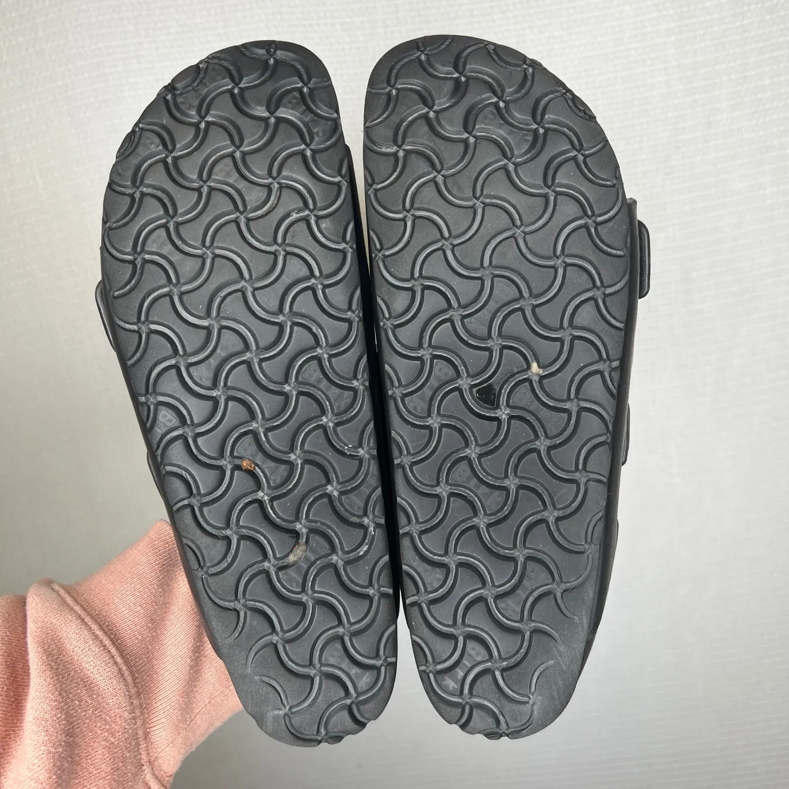 Birkenstock Black Arizona Size 8 EVA Double Strap Buckle Sandals Women's Size 39 - Image 6