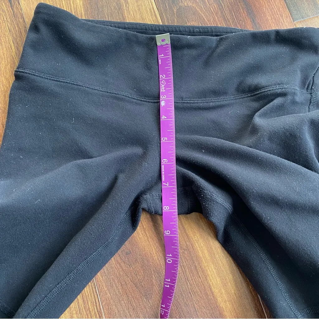 alo High Waist Semi-Sheer Full Length Leggings Ankle Slit - Image 7