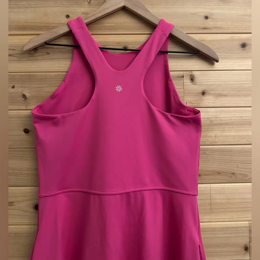 Athleta Size Medium Hot Pink Conscious Compression Racerback Activewear Dress - Image 5