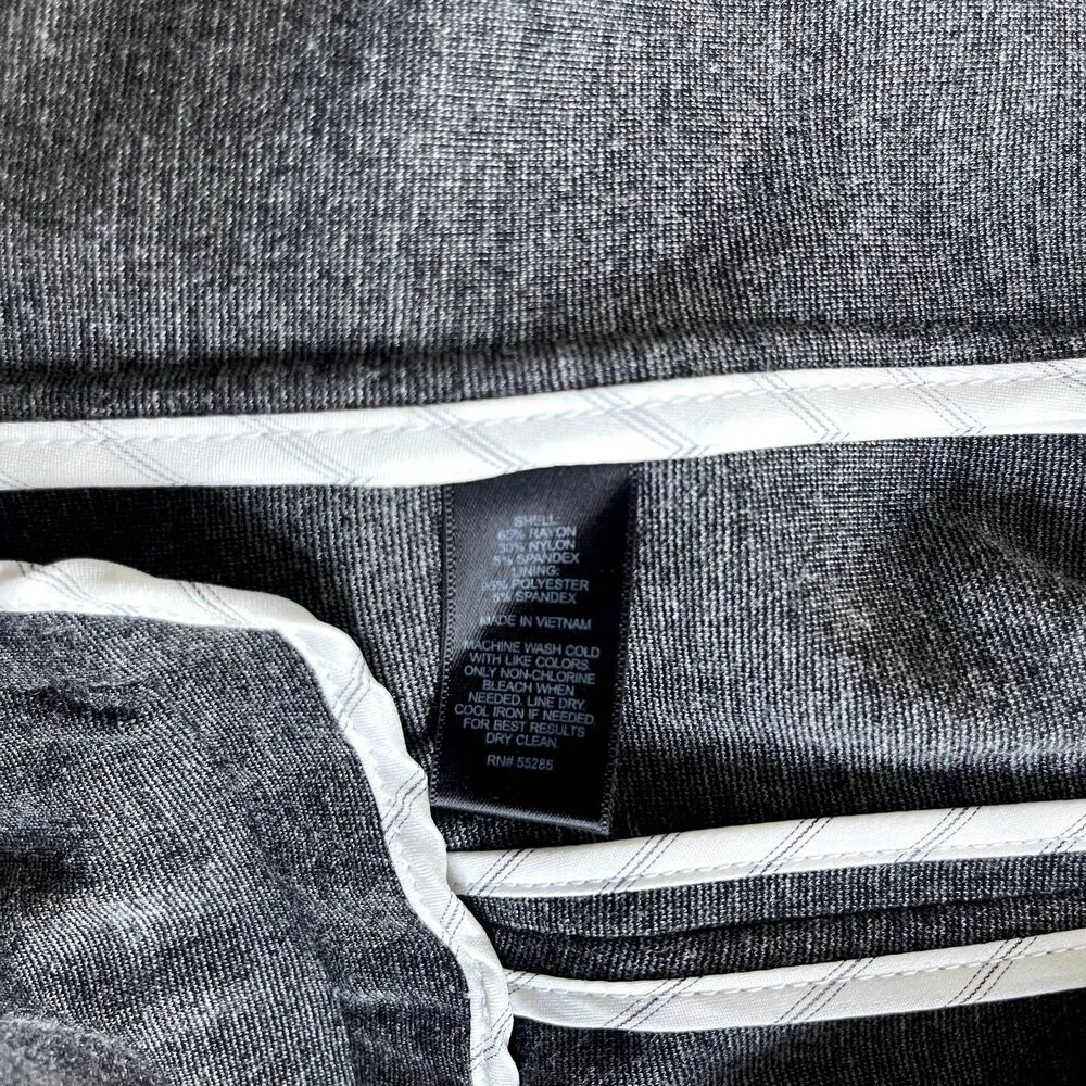 Express Ponte Stretch Knit Academy Blazer with Piped Trim - XS - Image 10