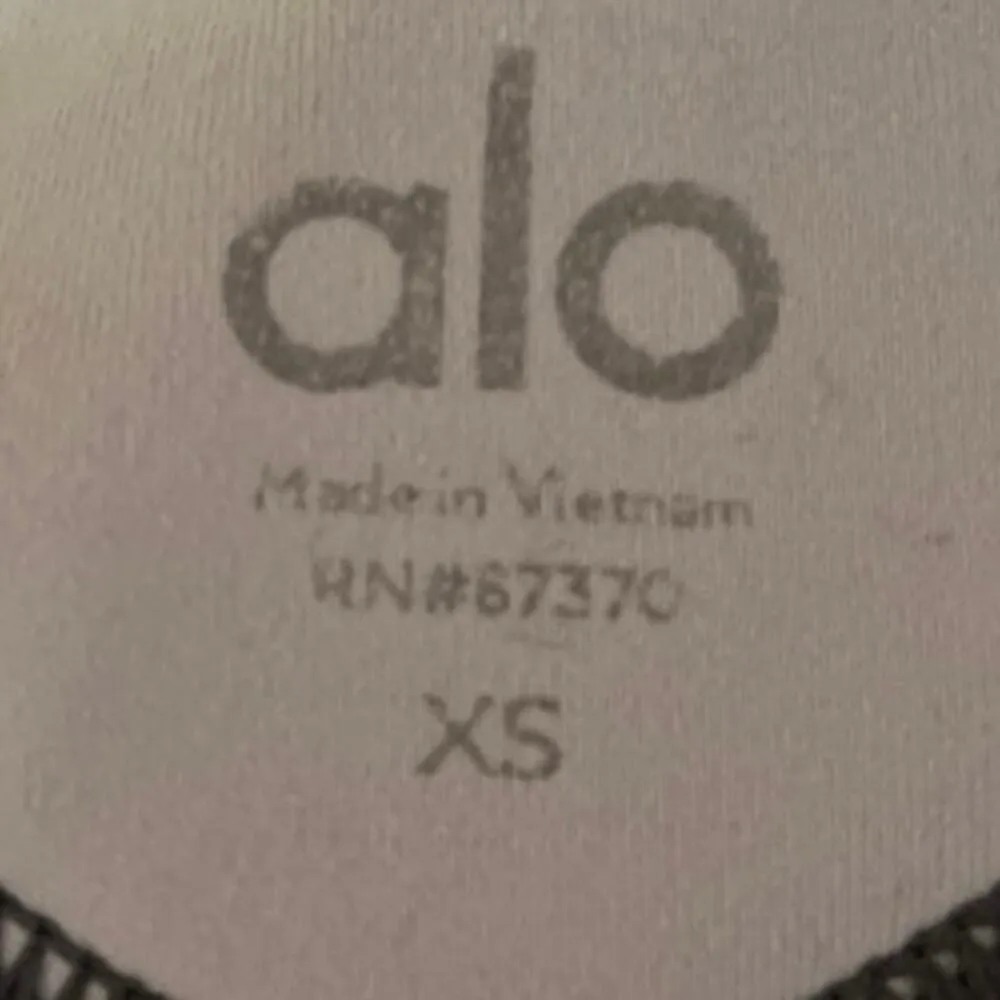 Alo Yoga AirSoft Gray Heather High Rise Yoga Workout Athletic Leggings Pants XS - Image 8