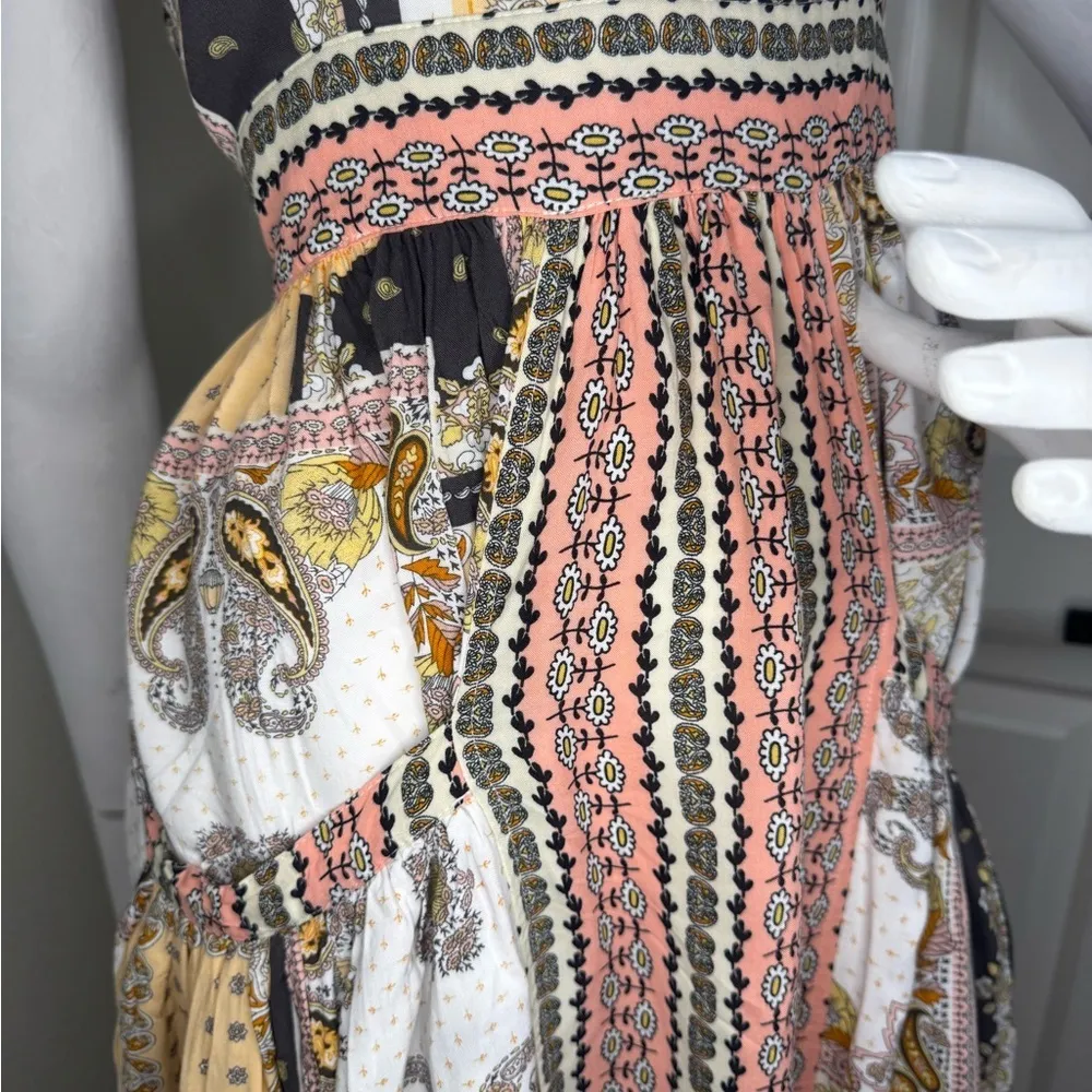 Matilda Jane White and Cream Sundress Resort Wear Size L.  #248 - Image 10