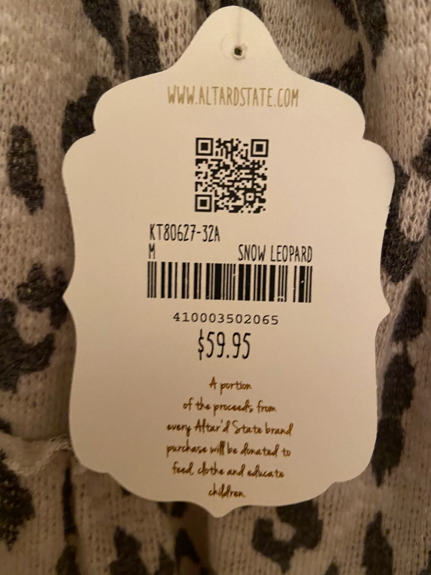 Altar'd State Leopard Print Shirt - Image 3