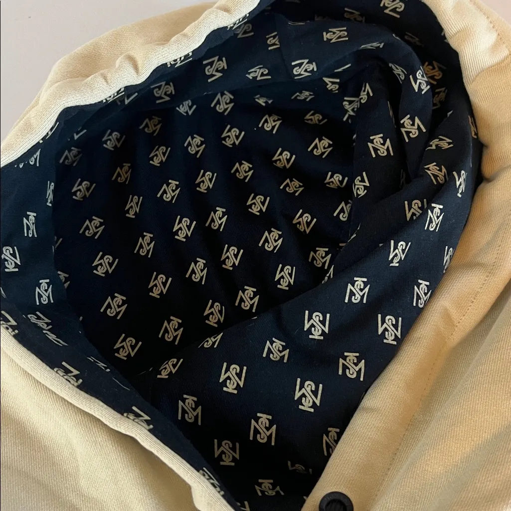 Monastery Couture Mitra Camel Hoodie Size Medium NWT Tan - Image 6