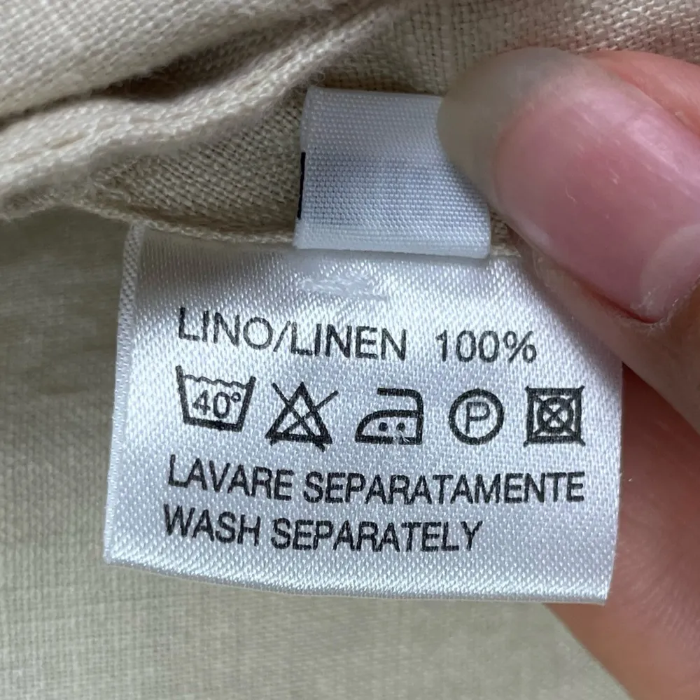 MCM  The Golden Jeans Cream 100%‎ Linen Blazer Jacket - Image 6