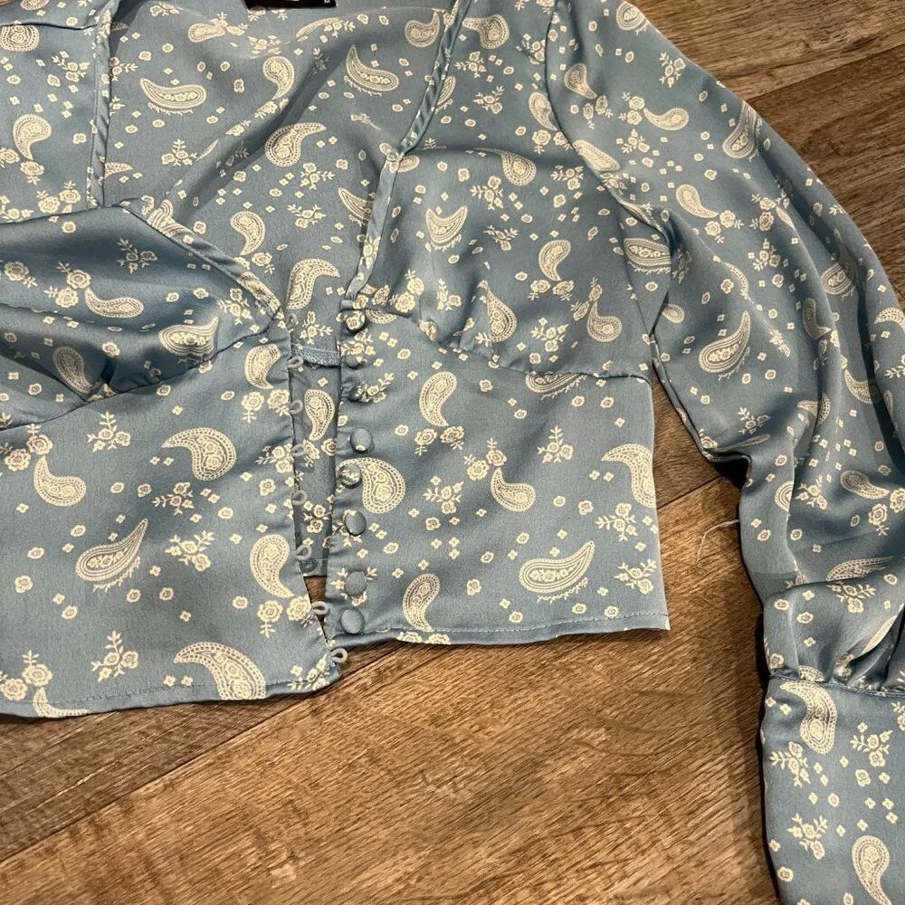 Cider medium blue blouse - Image 6